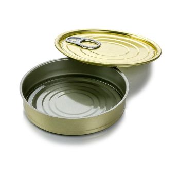 Dose mit Deckel zum Füllen, rund, ø120x22mm, 120ml, Alu, säurebeständig, 1 St