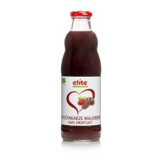 Schwarzer Maulbeeren Direktsaft, Elite Naturell, Granar, BIO, 700 ml
