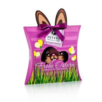 Oster Pralinen Frohe Ostern, gewickelte Trüffeleier, beschwipst, Peters, 120 g