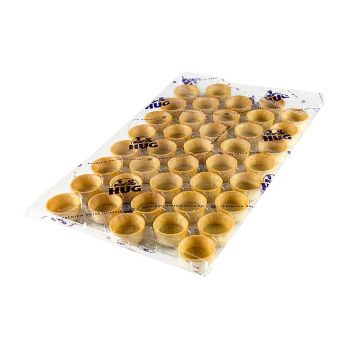 Mini Dessert-Tartelettes - Filigrano, rund, ø 3,8cm, H 1,8cm, Mürbeteig, 200 St