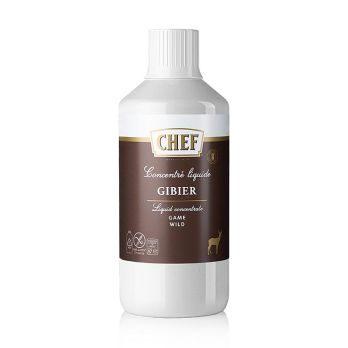 CHEF Premium Konzentrat - Wildfond, flüssig, für ca.34 Liter, 1 l