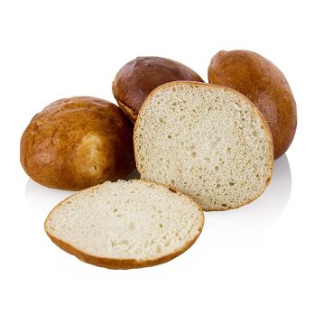Gigabol Hamburgerbrötchen Weiß, ø ca. 11cm, vorgebacken, C.Siegert, TK, 2,76 kg, 24 x 115g