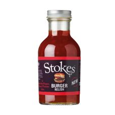 Stokes Burger Relish, Red Pepper & Tomato Salsa, 265 ml