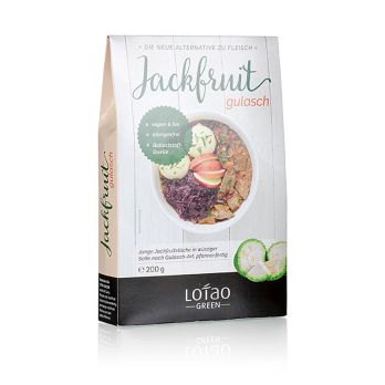 Jackfruit Fruchtfleisch, Gulasch, gewürfelt, vegan, Lotao, BIO, 200 g