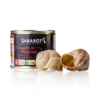 Schnecken Set - Helix Pomatia, 24 Stück + 24 Schneckenhäuser, 200 g, 24 St