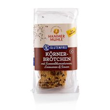 Körnerbrötchen, gluten- & laktosefrei, Hammermühle, 140 g, 2 St