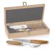 Steak Champ -  Steakmesser-Set für 2 Personen, (2 Messer + 2 Gabeln), 4 St