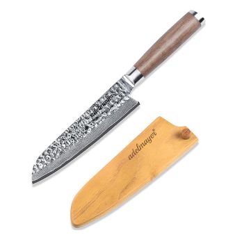 Damast Santokumesser, 17,5cm, Adelmayer, 1 St