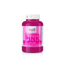ColourFood Lebensmittelfarbe - Einhorn Pink, Pulver, fettlöslich, vegan, 120 g