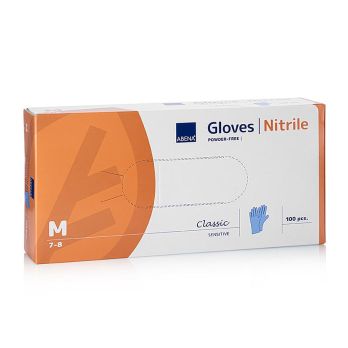 Einweghandschuhe Nitril, Blau, M, ungepudert, 100 St