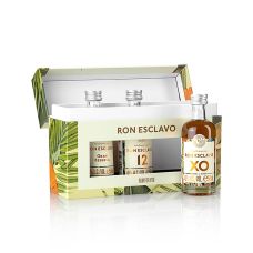 Ron Esclavo Rum Mini Geschenkbox 3 x 50 ml 40% vol. Dom. Rep., 150 ml