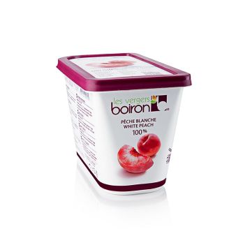 Boiron Weißer Pfirsich Püree, ungezuckert, TK, 1 kg