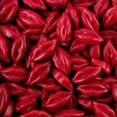 Hot Lips, rote Schokoladenlippen, 3x1,5cm (77564), 386 g, 177 St