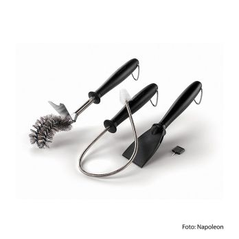 Napoleon Grillzubehör - Grillkammer Reinigungsset mit Bürste & Schaber, 3 tlg.