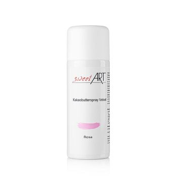 Kakaobutterspray/Basis Lebensmittelfarbe Rosa, (Sweet Arts) Velvet, 400 ml