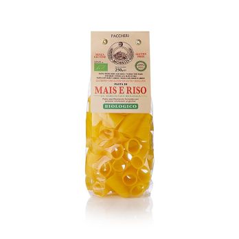 Nudeln Pacceri aus Reis & Mais (Glutenfrei), Morelli 1860, BIO, 250 g