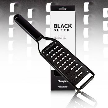 Reibe Microplane Black Sheep, Extra Coarse Grater, schwarzer Edelstahl (43008), 1 St