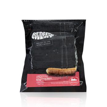 Redefine Bratwurst, 10 vegane Würstchen, TK, 1 kg, 10 St
