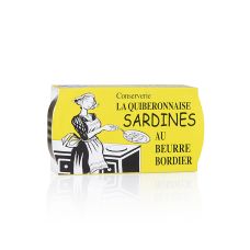 Sardinen in bretonischer Bordier Butter, La Quiberonnaise, 115 g