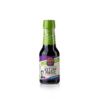 Ketjap Manis - Soja Sauce, süß, glutenfrei, Go-Tan, BIO, 145 g