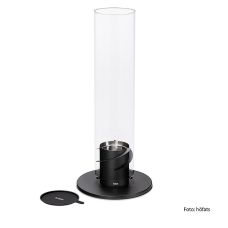 Tischfeuer SPIN 120, Schwarz (Windlicht, Gartenfackel), höfats, 1 St