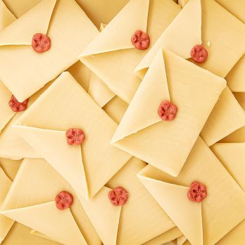 Schokoaufleger Christmas Letter Vintage Briefumschlag, Dobla (77962), 130 g, 36 St