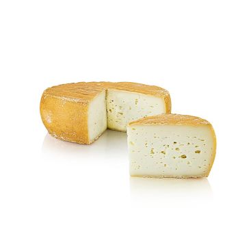 Kleine Ziege, Schnittkäse, ganzer Laib, Hof Backensholz, ca.1,7 kg