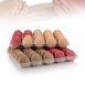 Amarella Macarons Mischung, 3 Sorten Choba Choba Schokolade, TK, 1,05 kg, 70 St
