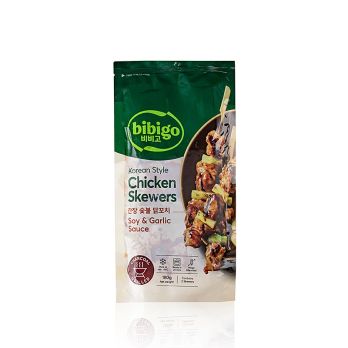 Hühnerspieße Korean Style, Soja & Knoblauch Sauce, Bibigo, TK, 180 g, 3 St