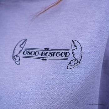BOS FOOD T-Shirt Hummer, Oversized, Farbe Lilac, Größe 3XL, 1 St