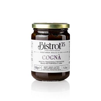 TARTUFLANGHE - Bistro 75 - Cognà - Süßes Traubenmost-Chutney, 150 g