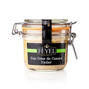 Entenstopfleber Entier, Glas, Feyel, 180 g