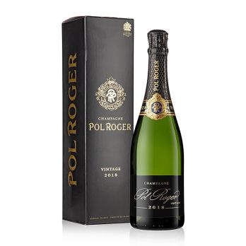 Champagner Pol Roger 2018er Vintage brut 12,5 % vol., 93 PP, 750 ml