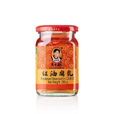 Chili oil with beancurd - Tofu in Chiliöl, Lao Gan Ma, 260 g