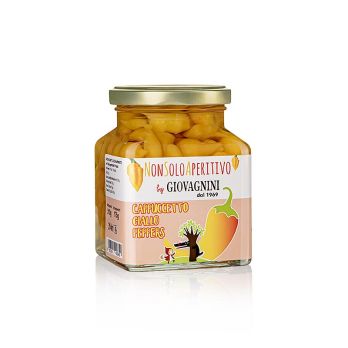 Cappuccetto Pepper Giallo, gelbe Paprika Tropfen, Giovagnini, 310 g
