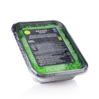 Sushi Belag Masago Fischrogen Wasabi grün (Capelin), Meranus, TK , 500 g