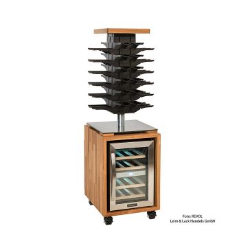 Weinkarussell - Rack Art Tischmodel KT2cc mit Kubus & Kühlung für 48 Flaschen, 1 St