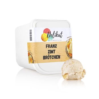 Delikat - Franzbrötchen Milcheis, TK, 2,5 l