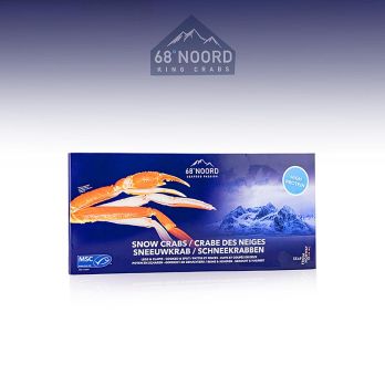 Schneekrabben Beine & Scheren, gesplitted, gekocht, 68°Noord, TK, 400 g