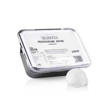 Vanozza Frischcreme Natur, vegane Käsealternative, Mandelbasis, 1 kg