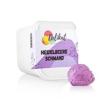 Delikat - Heidelbeere Schmand Milcheis, TK, 2,5 l