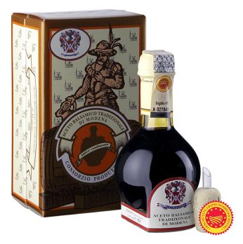 Aceto Balsamico Tradizionale DOP, Affinato, 12 Jahre, Geschenkbox, Malpighi, 100 ml