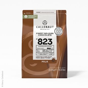 Vollmilch, Callets, 33,6% Kakao, 2,5 kg