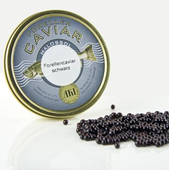 Forellen-Kaviar, schwarz, 200 g