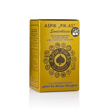 Aspikpulver PIK-AS, Sonderklasse, Speisegelatine, 300 Bloom, 1 kg