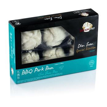 Cha Shao Pao - Teigtaschen mit Schweinefleisch, TK, 300 g, 6 x 50g