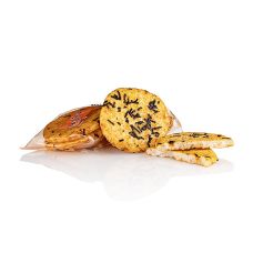 Reiscracker - Bin Bin Rice Crackers, ø ca. 7cm, mit Seetang & Sojasauce gewürzt, 135 g