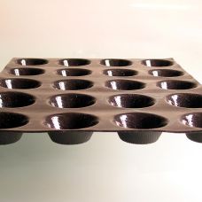 Flexipan Matte 40x30cm, 20 Mini-Muffins, ø 51mm, 29mm tief, 45ml, No.2031, 1 St
