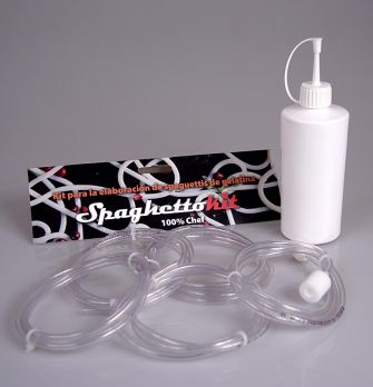 Spaghetti Kit, Spritzflasche & 5 Schläuche á 1m, Adapter für den Espuma-Sprayer, 7 tlg.