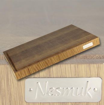 Nesmuk Hack- und Schneidbrett, naturbelassen, süddeutsche Eiche, 57x40x5cm, 1 St